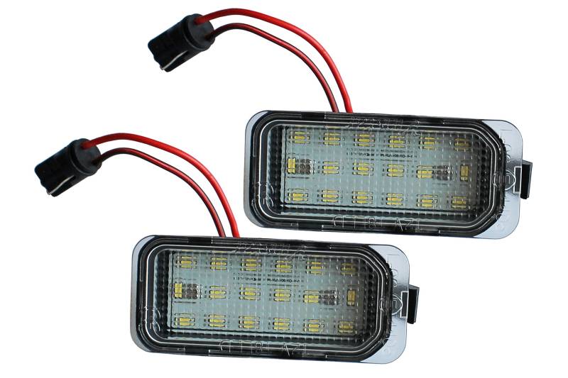 V-030706 Nummernschild Leuchte E4 12V 18 LED von ProTuning