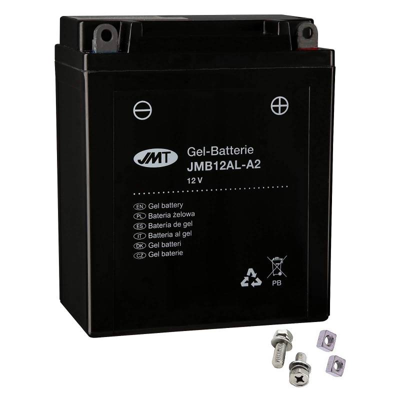 YB12AL-A2 Gel Batterie für F 650 650 CS Scarver ABS Baujahr 2002-2005 von JMT von Unbekannt