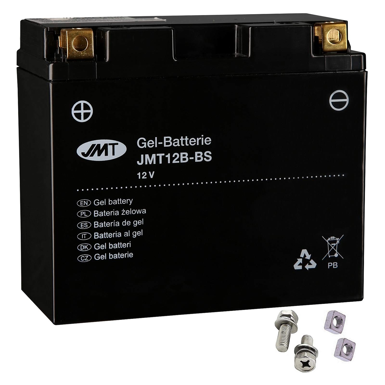YT12B-BS JMT Gel Batterie für Supersport 750 SS i.e. Nuda Baujahr 2001-2002 von Unbekannt