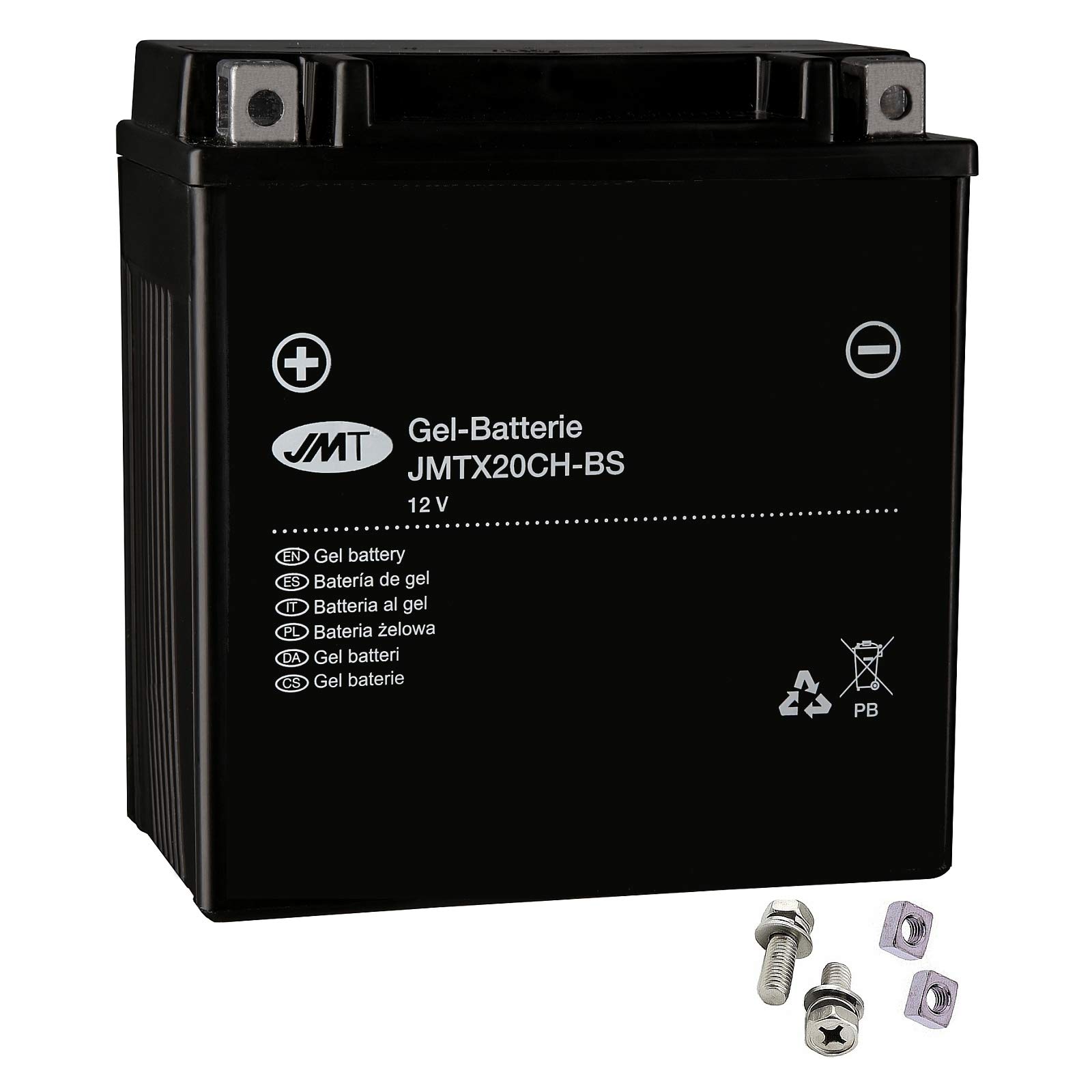 YTX20CH-BS Gel Batterie für MP3 400 LT i.e. Baujahr 2009-2012 von JMT von Unbekannt