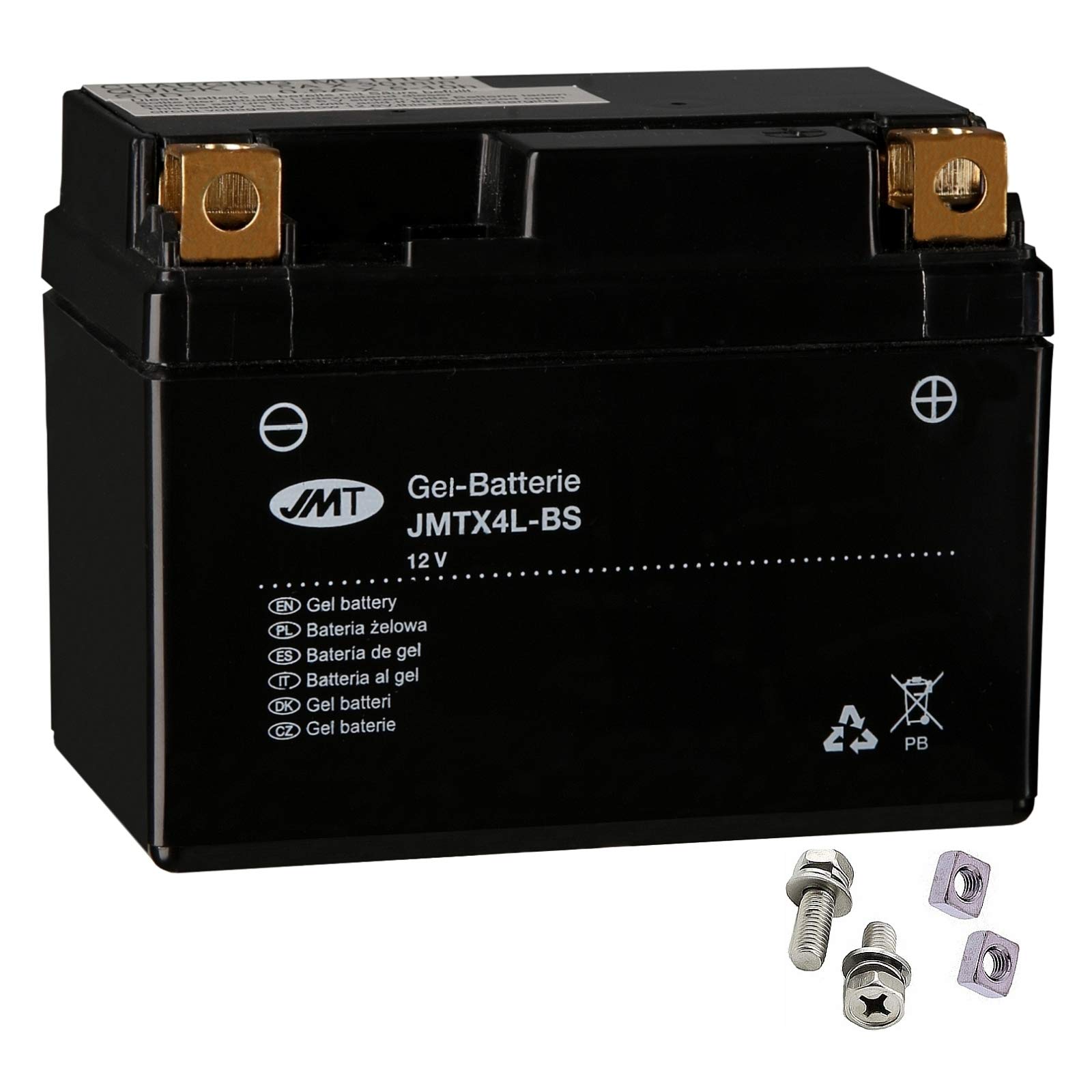 YTX4L-BS Gel Batterie für SX-F 350 i.e 4T Baujahr 2011-2015 von JMT von Unbekannt