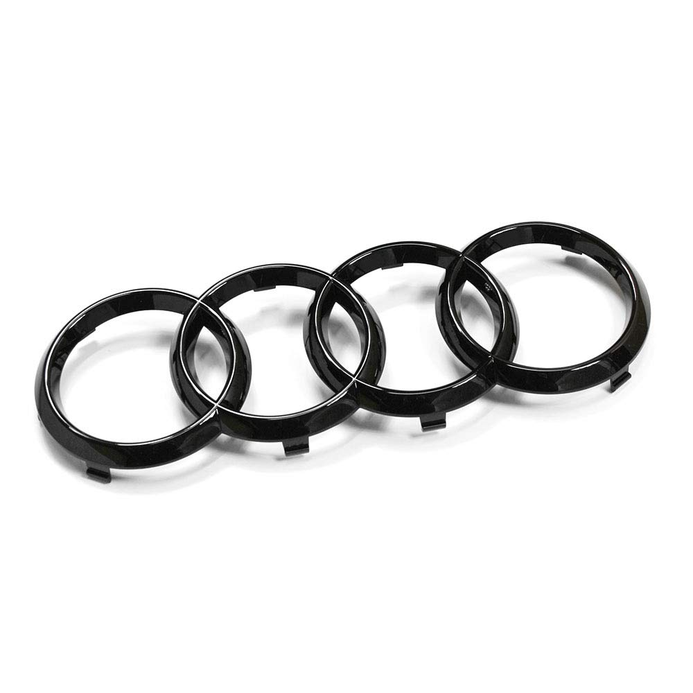 Audi 4H0853605CT94 Zeichen Kühlergrill Black Edition Logo Ringe Blackline schwarz von Audi