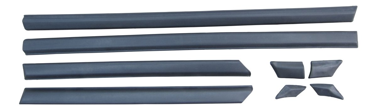 TFS Zierleisten Türleisten Seitenleisten Leisten KOMPLETT Set für VW Golf 3 (1991-1997) 4-Türer, Silber, Kunststoff, Gummi TFS Zierleisten Türleisten Seitenleisten Leisten KOMPLETT Set für VW Golf 3 (1991-1997) 4-Türer, Silber, Kunststoff, Gummi von Unbekannt