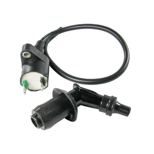 Zündspule mit Zündkabel und Zündkerzenstecker , alle Chinaroller Baumarkt, Chinaroller, 4-Takter, Baotian, BT49QT, Rocky, Benzhou, City Star, Formular 2000, 3000, One, Retro YY50QT, Buffalo, Silver, Speedy, Tanco, TVZ, Warrior, Wind, ZX, Dotero, Epella, GMX, Ering, Red Wing, Silver Fox, Smart Rider, Sprint, Flex, Tech Fun, Hurrican, Topdrive, Topspeed, Huatian, HAT, Italjet Mini, Jack Eco GT, Speed JMSTAR, Accipiter, Breeze, Eagle, Falcon, Sunny, Z-Bike, Zeus, Jonway, Kymco, Agility, Agili... von UNKNOWN