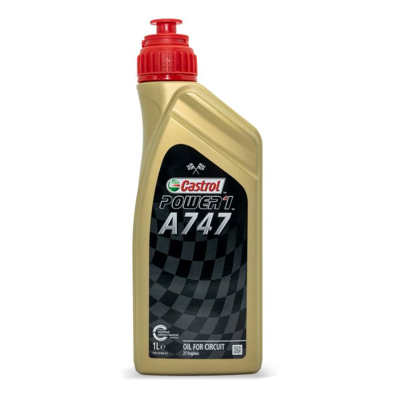 Zweitaktöl Castrol Racing A747, mit Rizinusölanteil, Nicht mischbar mit Anderen Ölen, nur für Rennsport von Unbekannt