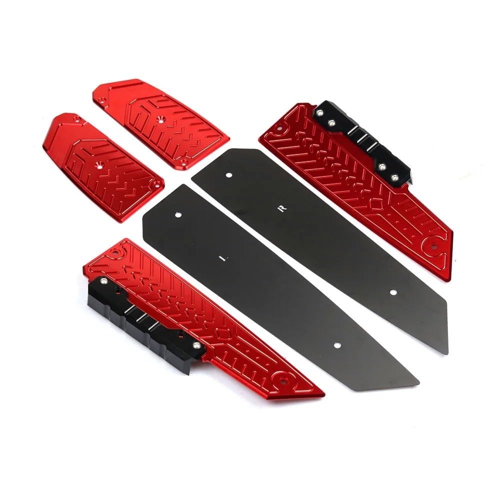Motorrad Front Fußstütze Pedal Fuss Pflöcke Motorcycle Footrests Motorrad Trittbrett Schritte Fußstütze Fuß Pad Pedal Fußstützen Pads Für H&ONDA Forza NSS 125 Forza250 Forza300 Forza350 NSS350 MF13 ( von Unbit