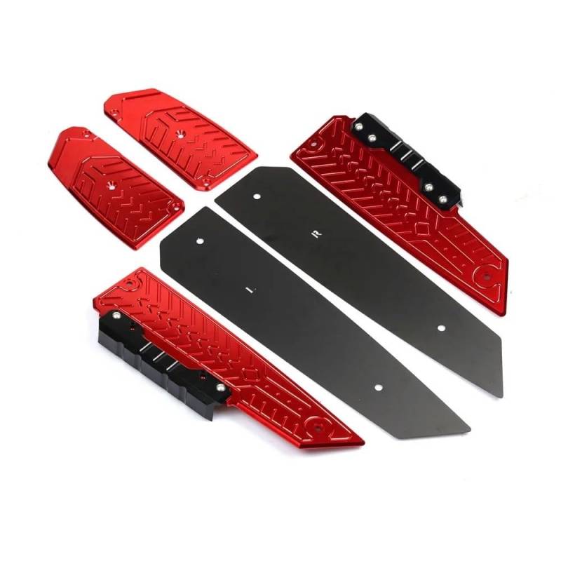Motorrad Front Fußstütze Pedal Fuss Pflöcke Motorcycle Footrests Motorrad Trittbrett Schritte Fußstütze Fuß Pad Pedal Fußstützen Pads Für H&ONDA Forza NSS 125 Forza250 Forza300 Forza350 NSS350 MF13 ( von Unbit