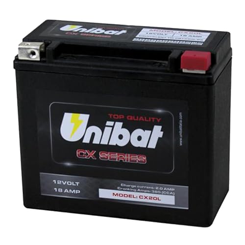Motorradbatterie CX20L 176x87x154 YTX20L-BS von Unibat
