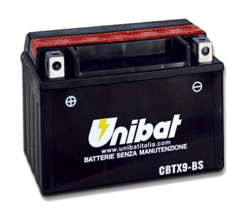 unibat Motorrad Batterie – 12 V – cbtx9-bs (YTX9) von Unibat