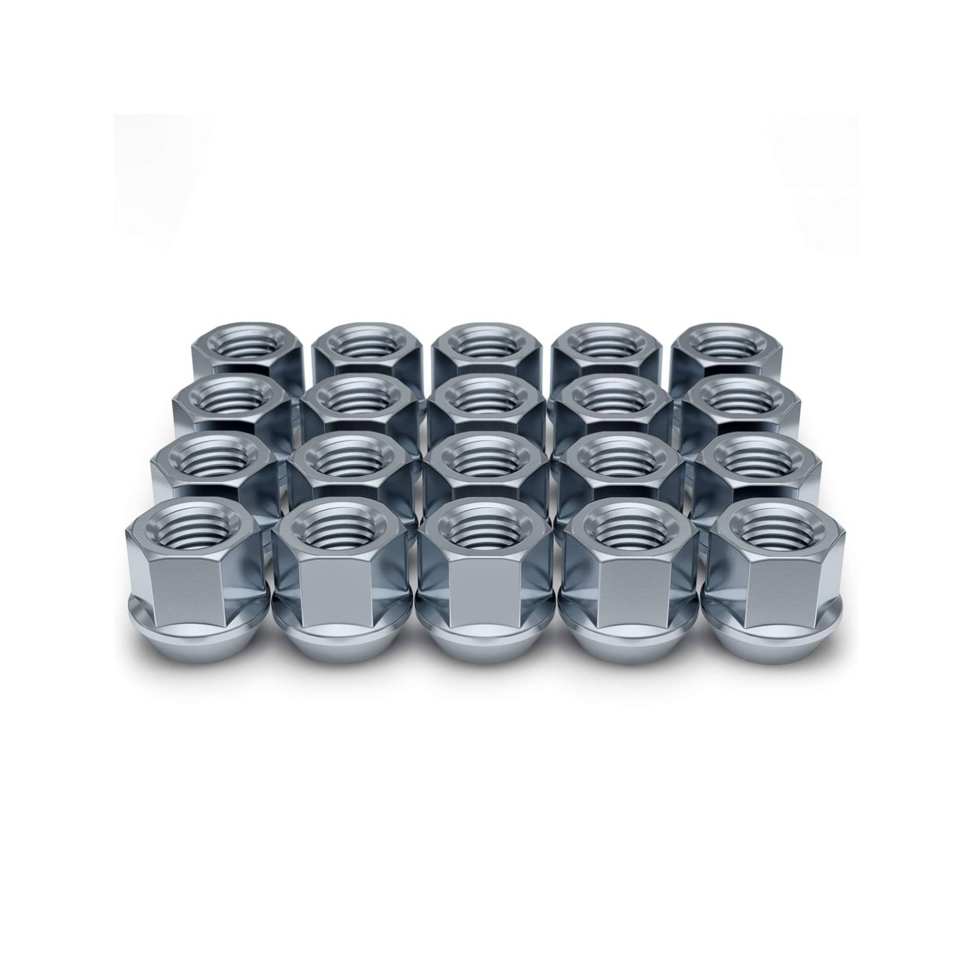 Unifizz 1/2"-20 Gewinde-Radmuttern für Aftermarket- oder Fabrikräder – 20 Chrom-Radmuttern – offenes Ende Bulge Acorn Sitz – Kohlenstoffstahl – 1304-1S-20AM Unifizz 1/2"-20 Gewinde-Radmuttern für Aftermarket- oder Fabrikräder – 20 Chrom-Radmuttern – offenes Ende Bulge Acorn Sitz – Kohlenstoffstahl – 1304-1S-20AM von Unifizz