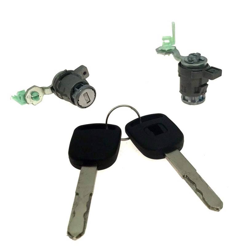 Unifizz Türschlosszylinder-Set vorne links rechts für 2002-2006 Hon-da CR-V 2003-2011 Hon-da Element von Unifizz