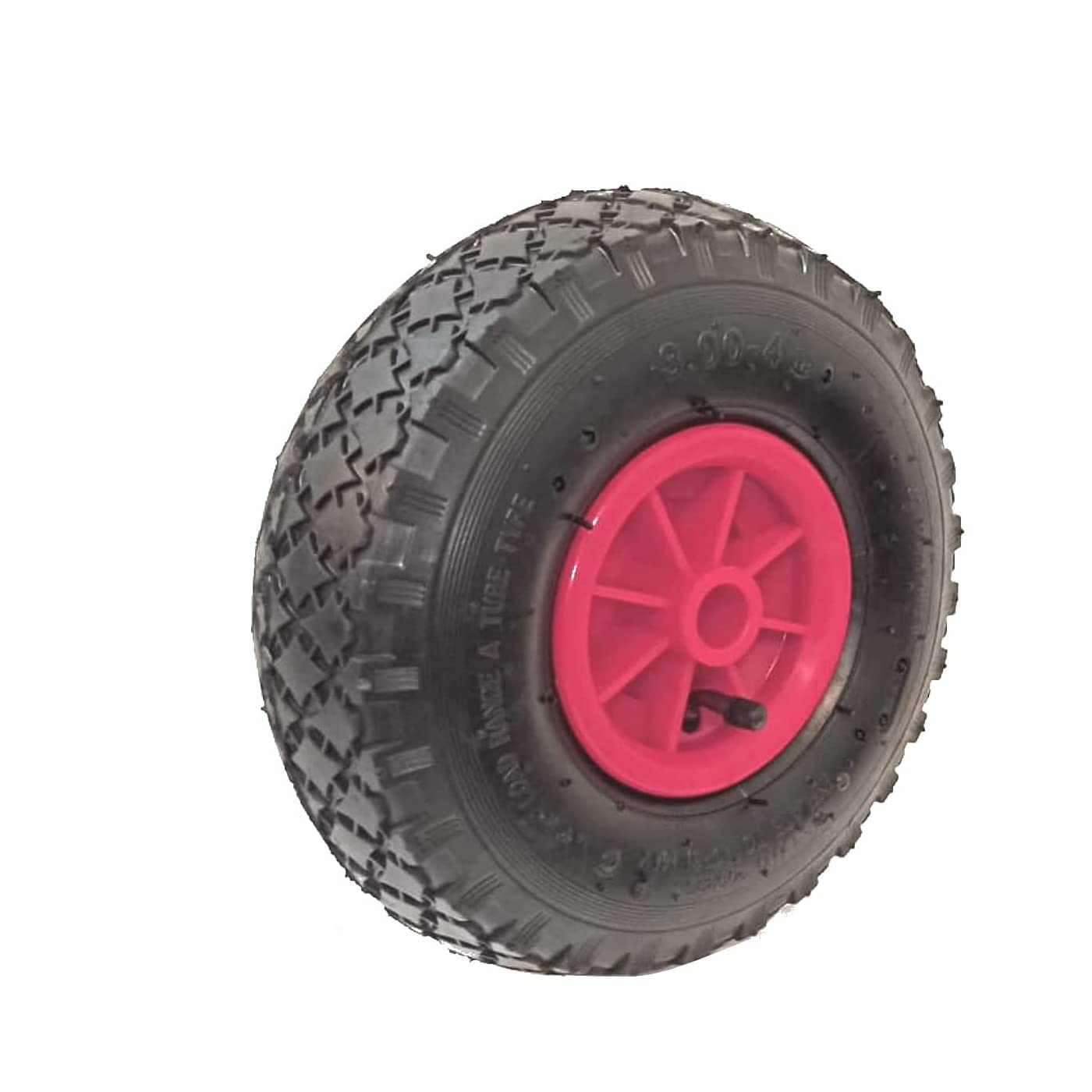 Union EGH04NCE Rad ECOVELÒ 3,00-4 (260 x 85) komplett mit Gummireifen Abdeckung für Gepäckträger von ECOVELO