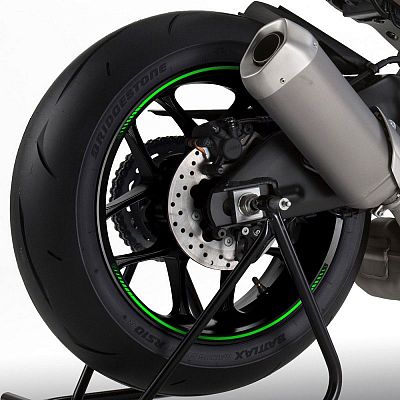 Uniracing Universal Arc, Felgendekor-Set - Grün/Schwarz von Uniracing