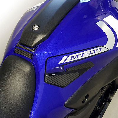 Uniracing Yamaha MT-07, Tankpad - Schwarz/Grau/Transparent Uniracing Yamaha MT-07, Tankpad - Schwarz/Grau/Transparent von Uniracing