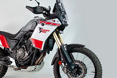 Uniracing Yamaha XT 700 Z Ténéré, Kratzerschutz-Set vorne - Schwarz/Weiß/Rot/Transparent Uniracing Yamaha XT 700 Z Ténéré, Kratzerschutz-Set vorne - Schwarz/Weiß/Rot/Transparent von Uniracing