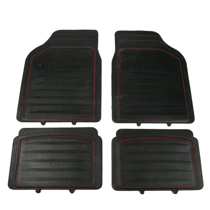 Unitec 74942 Autogummimatte Red Line 4tlg. von Unitec