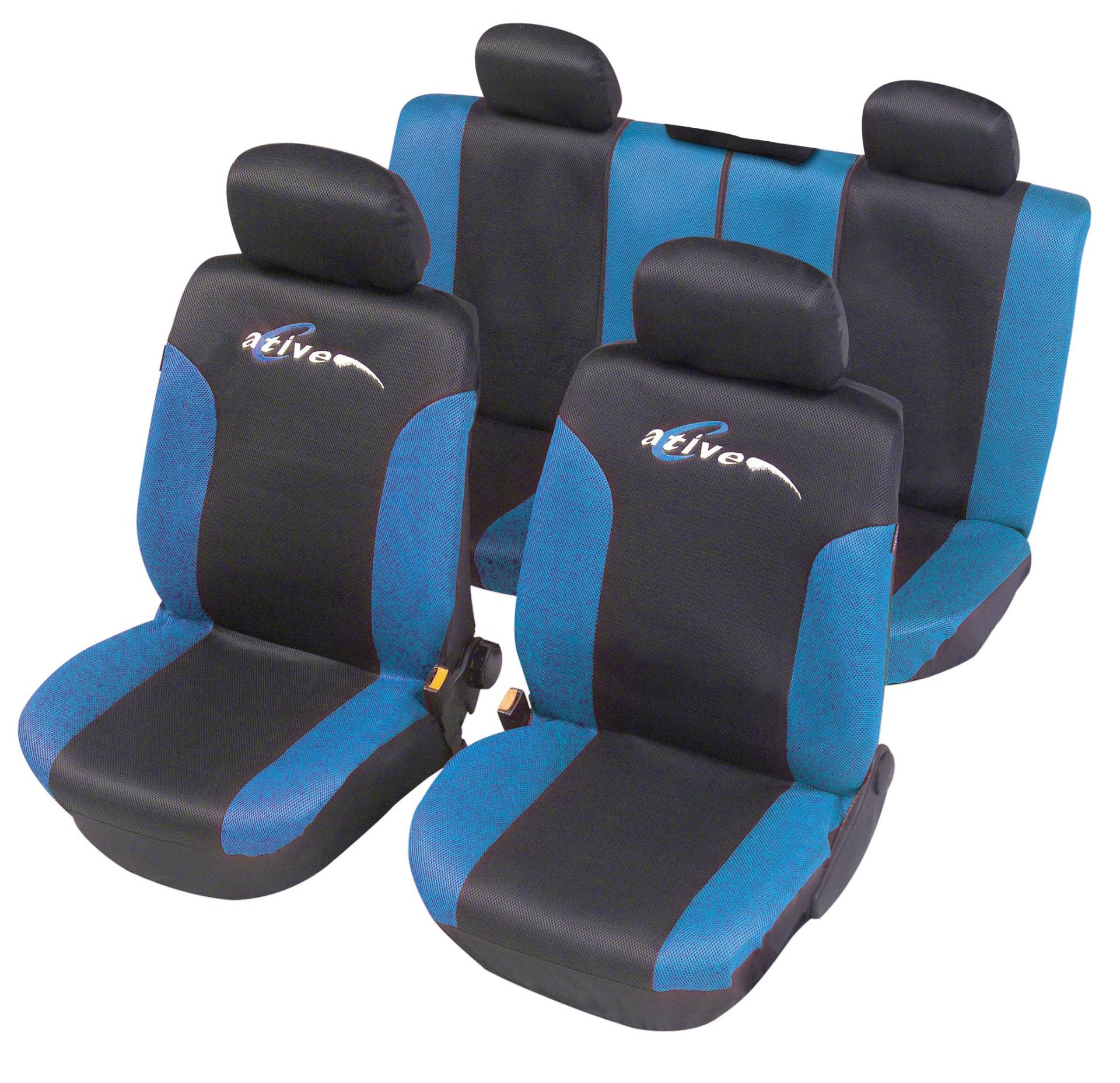Unitec 84429 Sitzbezug Mesh Limited Edition Active, blau von Unitec