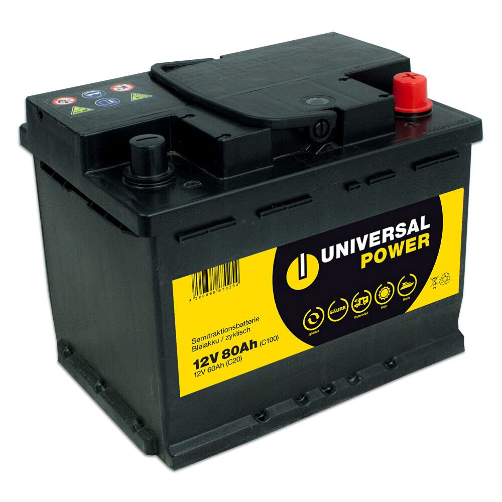 Universal Power 12-80 12V 80Ah (C100) Weidezaunbatterie von Universal Power Grip