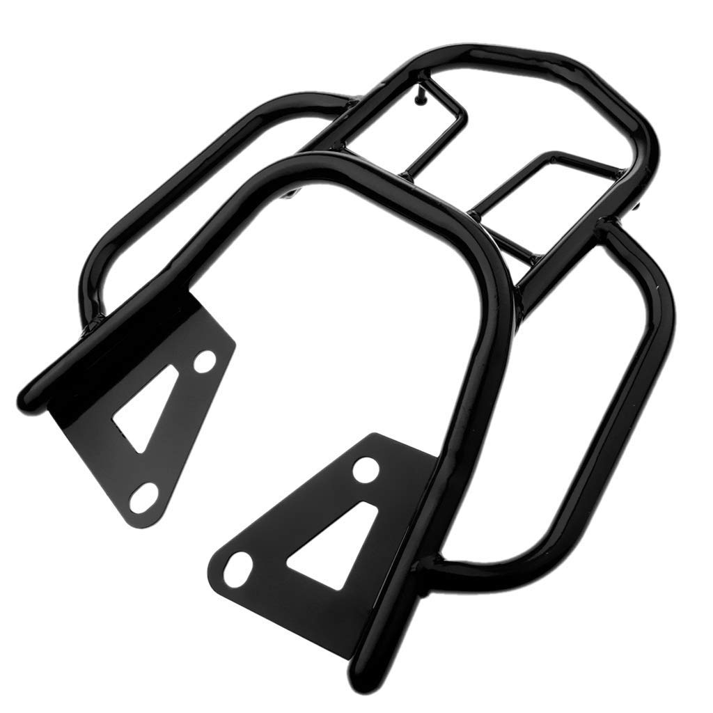 Motorradgepäckträger Montage-Träger Tour Pack für Honda Grom MSX125 Heckträger Ersatzteile (schwarz) von Unknow