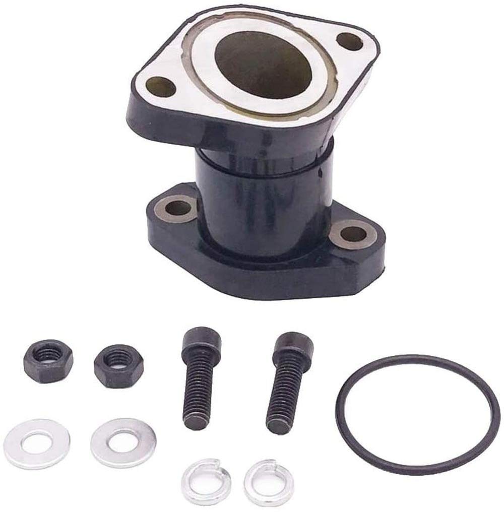 Vergaser Ansaugstutzen mit O-Ring und Befestigungsschrauben Set für Yamaha Big Bear 350 YFM 350 1993-1997 von Unknow