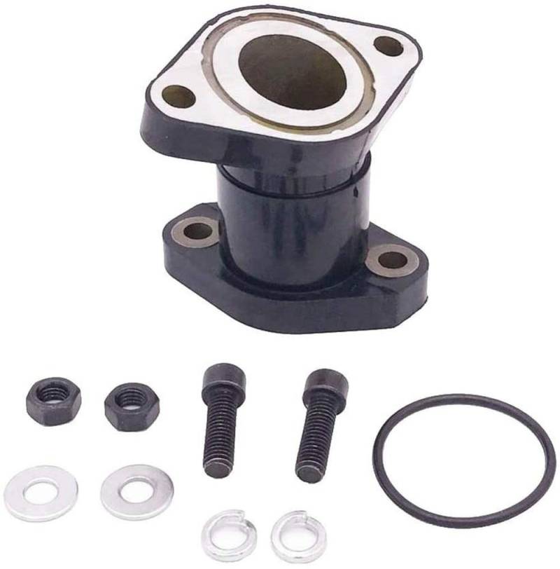 Vergaser Ansaugstutzen mit O-Ring und Befestigungsschrauben Set für Yamaha Big Bear 350 YFM 350 1993-1997 von Unknow
