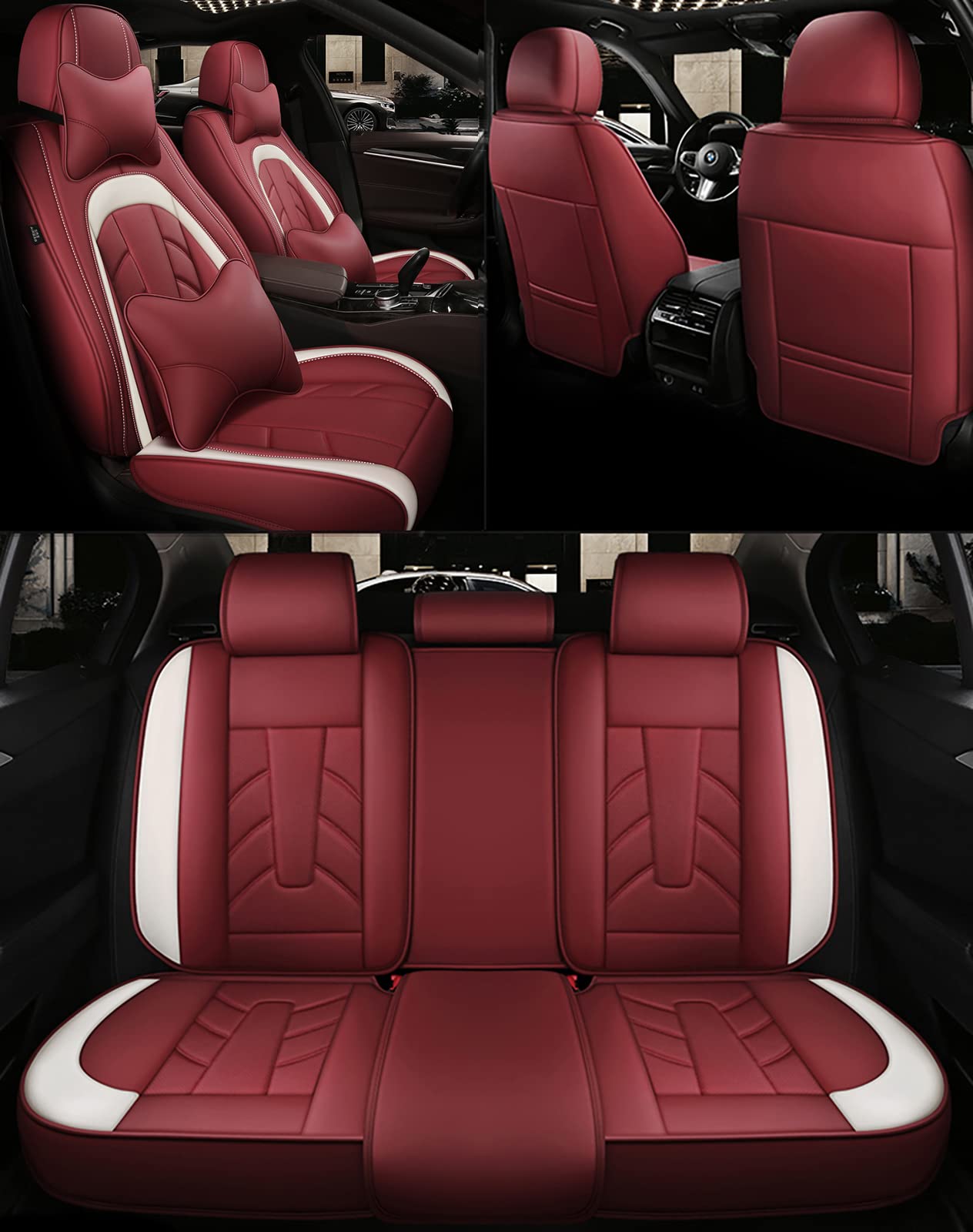 Uomeng Sitzbezüge Auto Universal Set Zubehör für Lexus RC 350 /RC 300h /RC 200t /RC 300 /RC F/RX 270 /RX 300 /RX 350L /RX 330 /RX 350 /RX 400h /RX 450h Autositzbezüge Rot Uomeng Sitzbezüge Auto Universal Set Zubehör für Lexus RC 350 /RC 300h /RC 200t /RC 300 /RC F/RX 270 /RX 300 /RX 350L /RX 330 /RX 350 /RX 400h /RX 450h Autositzbezüge Rot von Uomeng