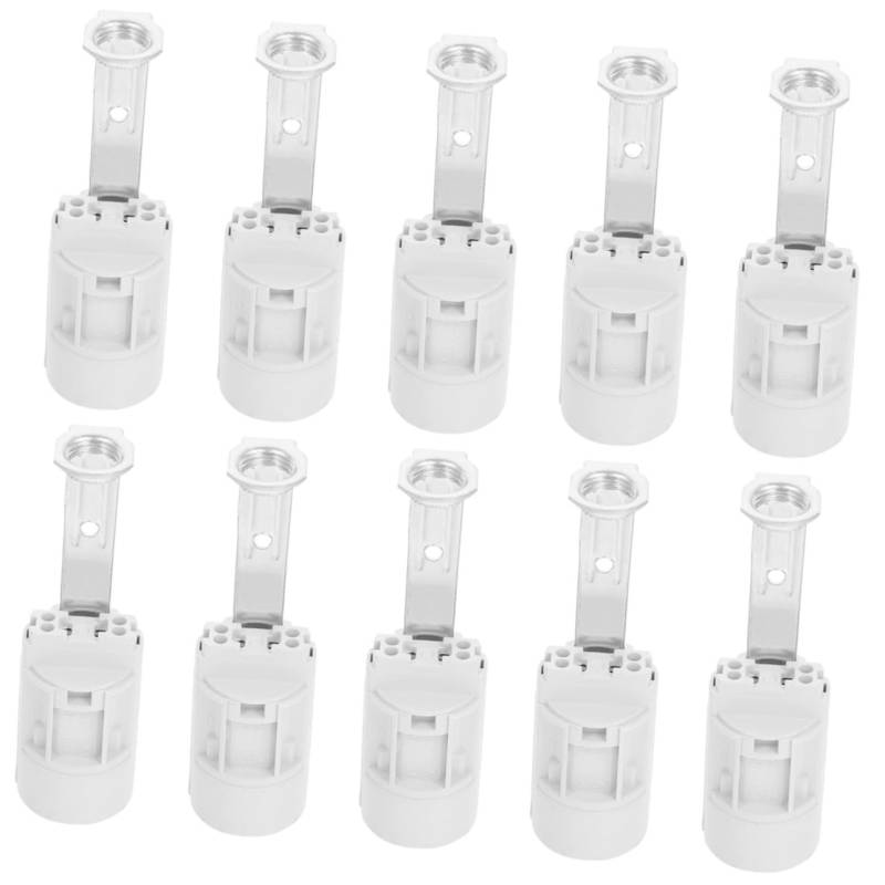 Uonlytech Ersatz-kandelaber-sockel-lampenteil 10 Stück E14-schraubbirnenhalter Modernes Industriedesign von Uonlytech