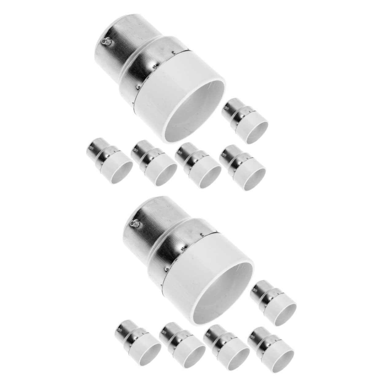 Uonlytech Glühbirne Fassung Adapter 12 Stk Lampenkopf Umbauen Led-lichtadapter B22 Auf E14 Fassung Glühbirne Verlängerung Adapter Für Buckelpisten Licht Steckdose Lampensockel Ärmel Kupfer E27 Weiß Uonlytech Glühbirne Fassung Adapter 12 Stk Lampenkopf Umbauen Led-lichtadapter B22 Auf E14 Fassung Glühbirne Verlängerung Adapter Für Buckelpisten Licht Steckdose Lampensockel Ärmel Kupfer E27 Weiß von Uonlytech