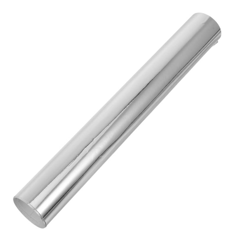 Uonlytech Hochglänzende Reflektierende Vinylfolie Selbstklebend Für DIY Projekte Fahrzeugverpackungen Möbeldekoration Wasserabweisend Chrom Oberfläche von Uonlytech