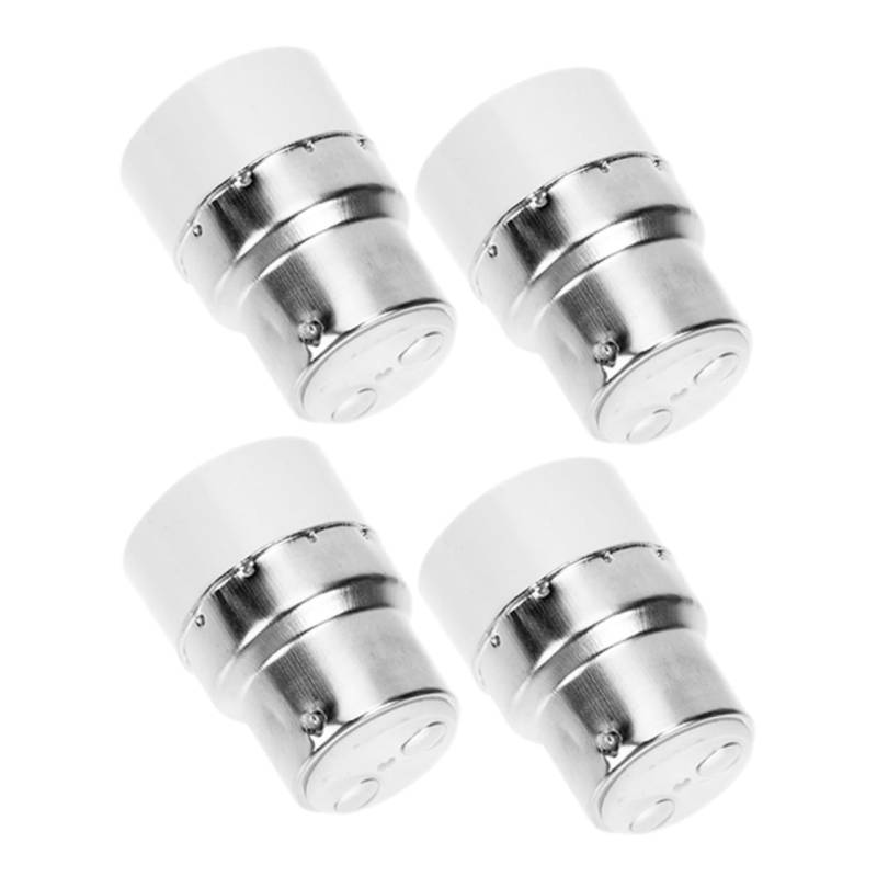 Uonlytech Mehrzweck-lampenfassungsumwandlung 4 Stück B22 auf E14-adapter für Deckenlampenfassung von Uonlytech