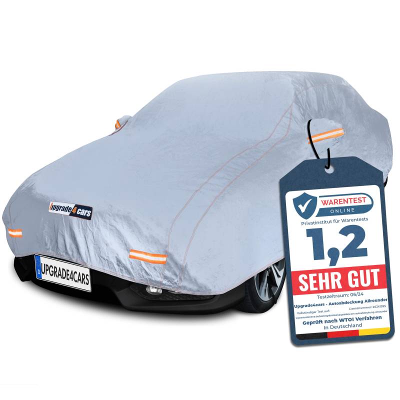 Upgrade4cars Autoabdeckung Outdoor Vollgarage | Auto Abdeckplane Komplett für alle Jahreszeiten | Autoplane Universal | SUV Größe: L 483 * 196 * 145 cm von Upgrade4cars