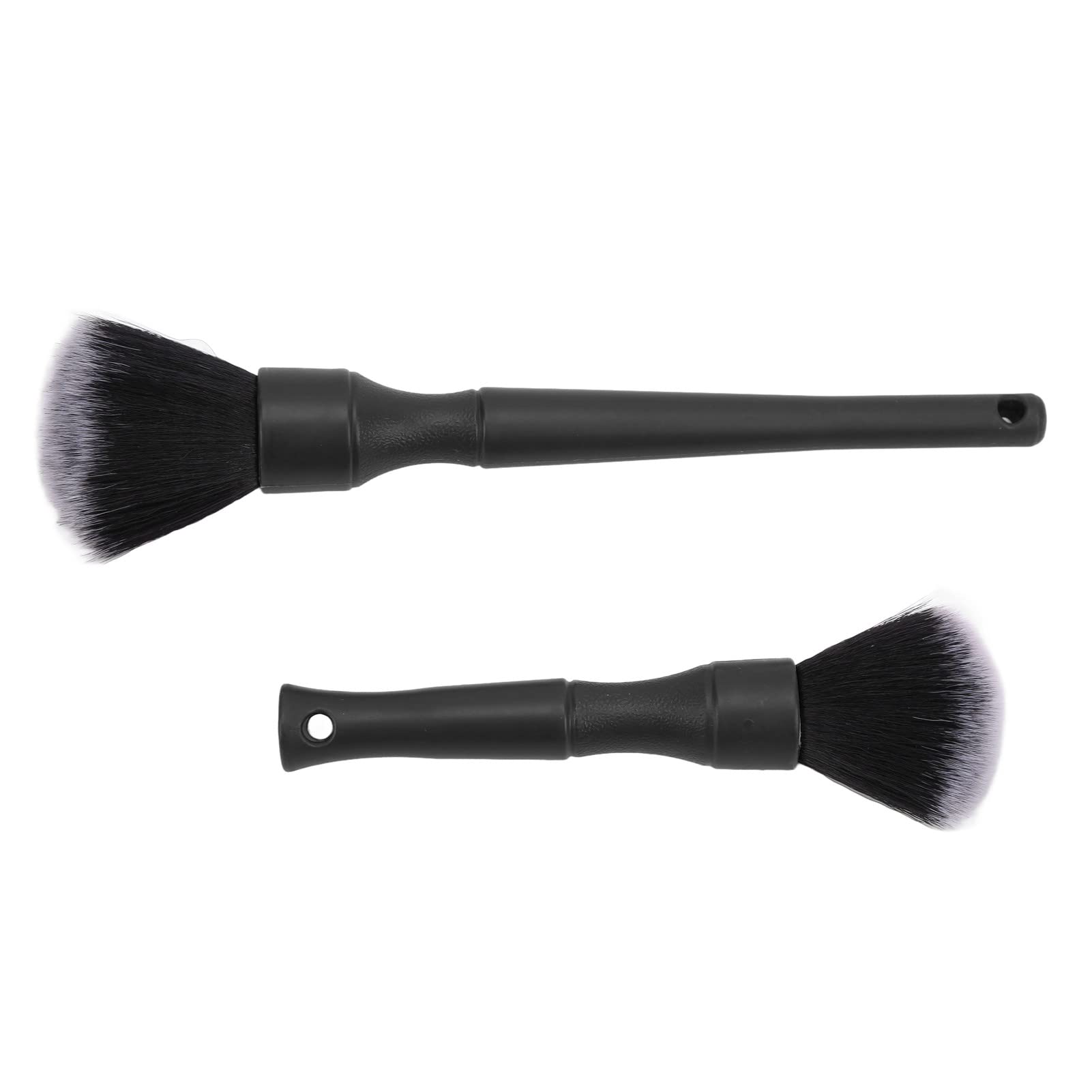 Uplory 2PCS Soft Car Detailing Pinsel -Set Multi Purpose Automotive Cleaning Pinsel Universal für Auto (Black) von Uplory