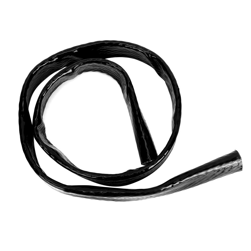 Uplory An12 Black Fire Hleeve Braid Flame Wärme 3/4 x 3,3 Fuß ID 0,7 Zoll Kraftstoffschlauchschutzschutz Uplory An12 Black Fire Hleeve Braid Flame Wärme 3/4 x 3,3 Fuß ID 0,7 Zoll Kraftstoffschlauchschutzschutz von Uplory