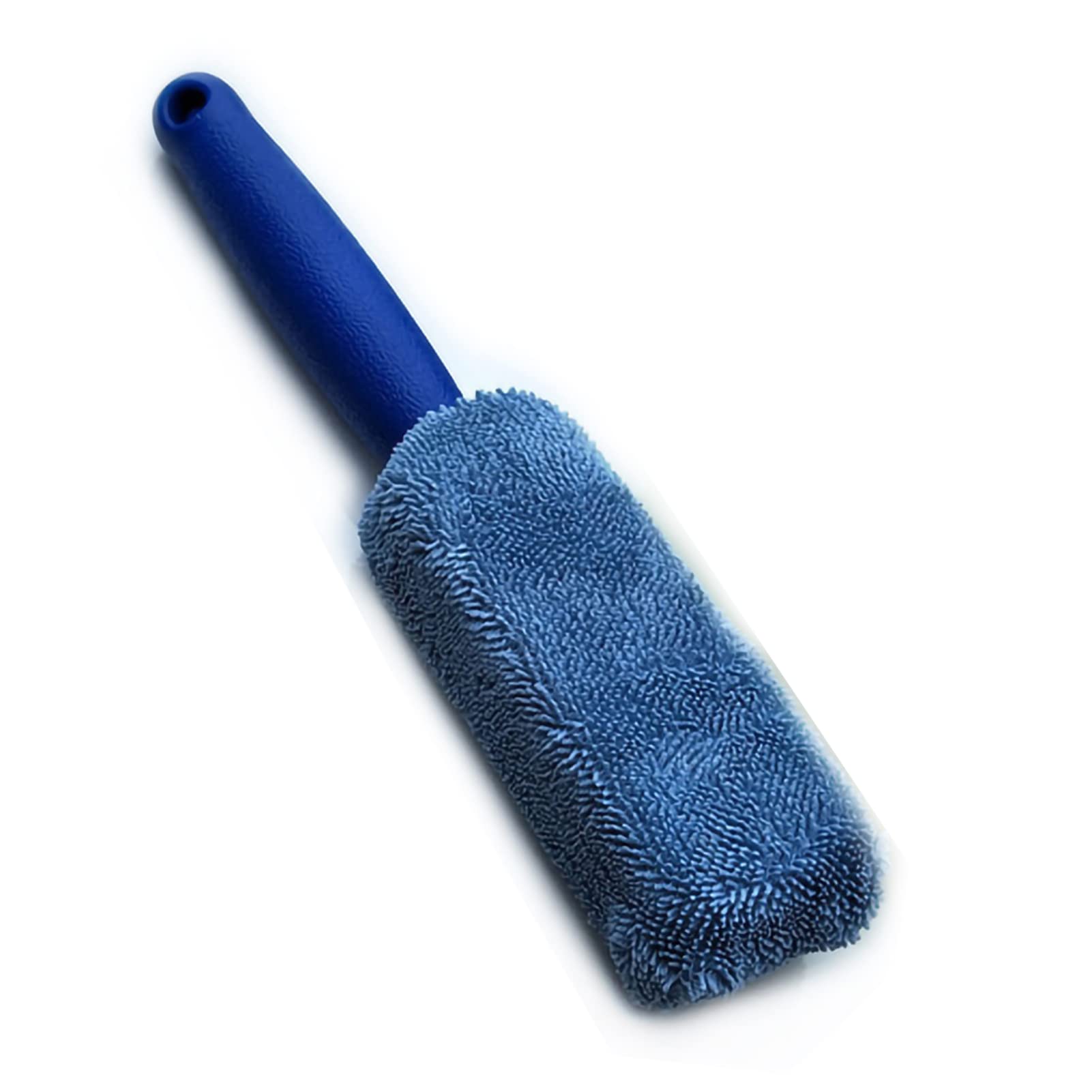 Uplory Auto-Felgenreinigungsbürste, Mikrofaser, Langer Griff, weich, wiederverwendbar, Reinigungswerkzeug für Reifenfelgen für Autowaschanlagen (Blue) von Uplory