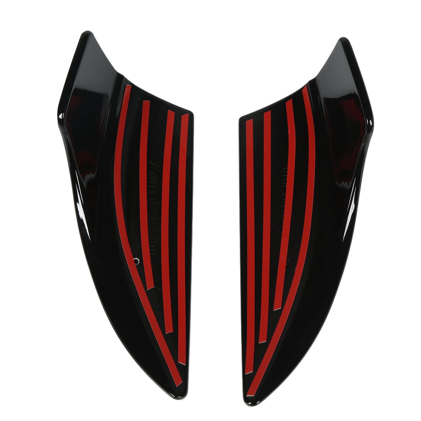 Uplory Front Stoßfänger Lippenspoiler Ersatz Sportliches langlebiges Material Geeignetes C -Klasse W206 AMG LINE C43 Verbessert das Außenstyling des Autos (Schwarz) von Uplory