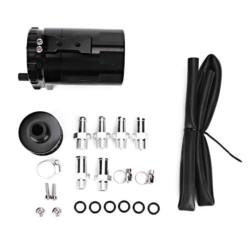 Uplory Ölauffangbehälter-Set, 300 ml Motorölauffangbehälter aus Aluminiumlegierung mit Filtermodifikationszubehör von Uplory