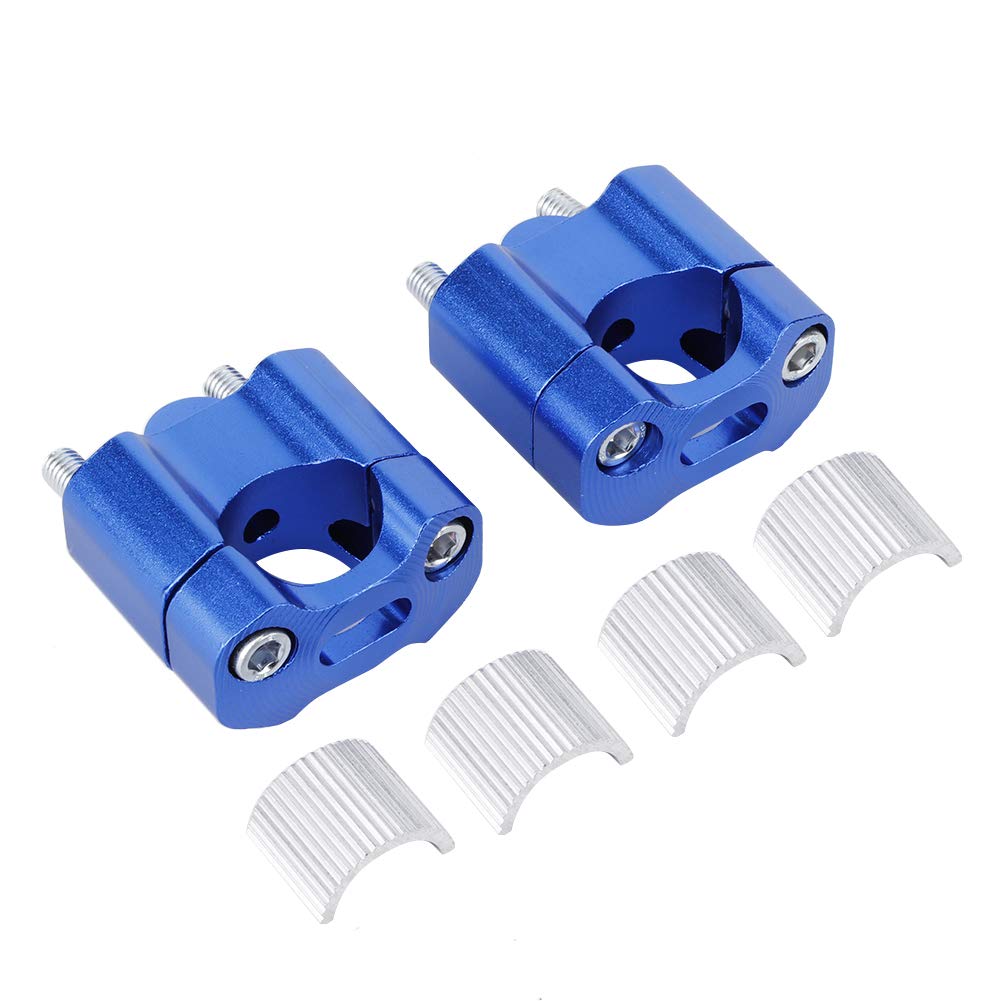 Uplory -Paar 22 mm / 28 mm 1/8in 7 / 8in Motorrad -Lenkermontage -Klemmen Riseradapter CNC Aluminiumlegierung (4) von Uplory