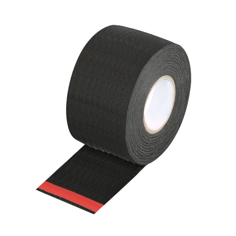 Uposao 1 Stück KFZ Gewebeband, 45mm x15m Auto kabelbaum Klebeband Isolierband Anti-Rassel-Band Panzerklebeband Kabelbäume Elektriker Band Auto Kabelbaum Filzband für Haushalt, Kfz Motorrad Uposao 1 Stück KFZ Gewebeband, 45mm x15m Auto kabelbaum Klebeband Isolierband Anti-Rassel-Band Panzerklebeband Kabelbäume Elektriker Band Auto Kabelbaum Filzband für Haushalt, Kfz Motorrad von Uposao