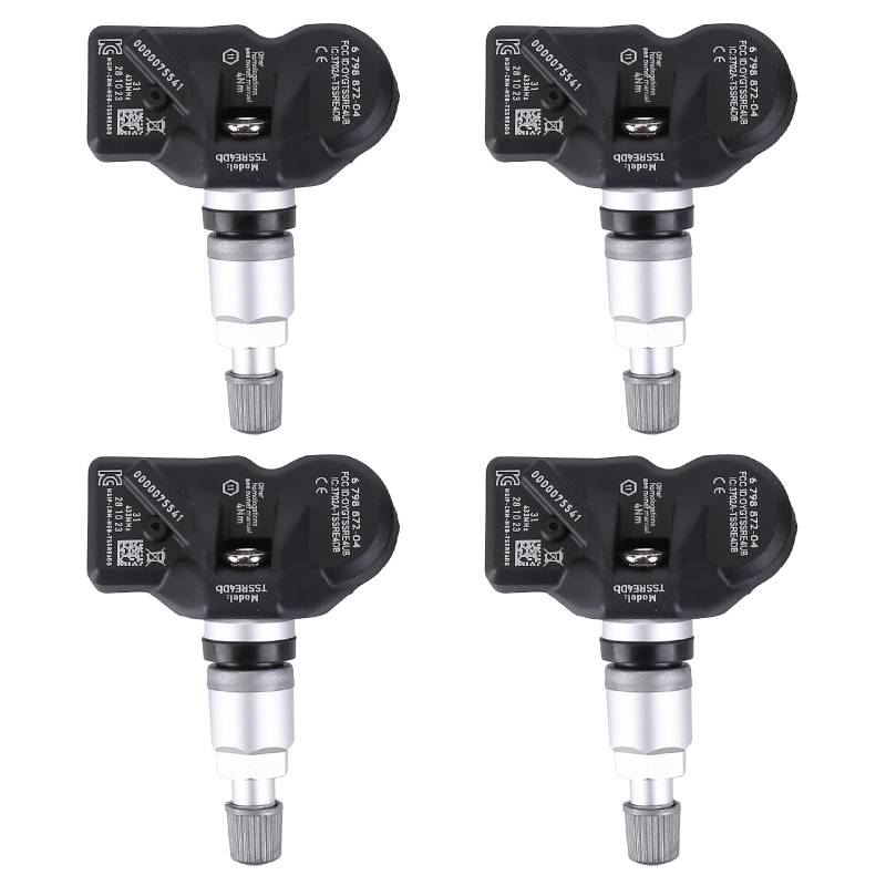 4 Stück Reifendrucksensor Reifendruckkontrollsystem TPMS Sensor 36106798872 kompatibel mit F06 F07 F10 F11 F12 F13 X1 X3 X4 von Uposao