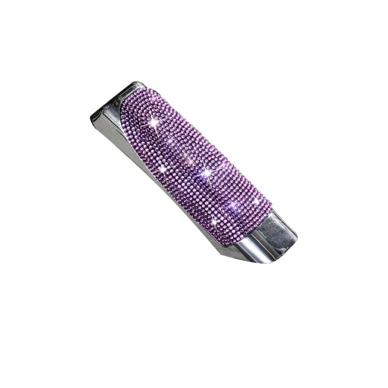 Auto Handbremsenabdeckung Auto Schaltknauf Abdeckung, Bling Bling Kristall Glitzer Diamant Universal Auto Schaltknauf Schutz Handbremse Abdeckung Auto Schaltknauf Cover Auto Innenraum Styling Zubehör von Uposao