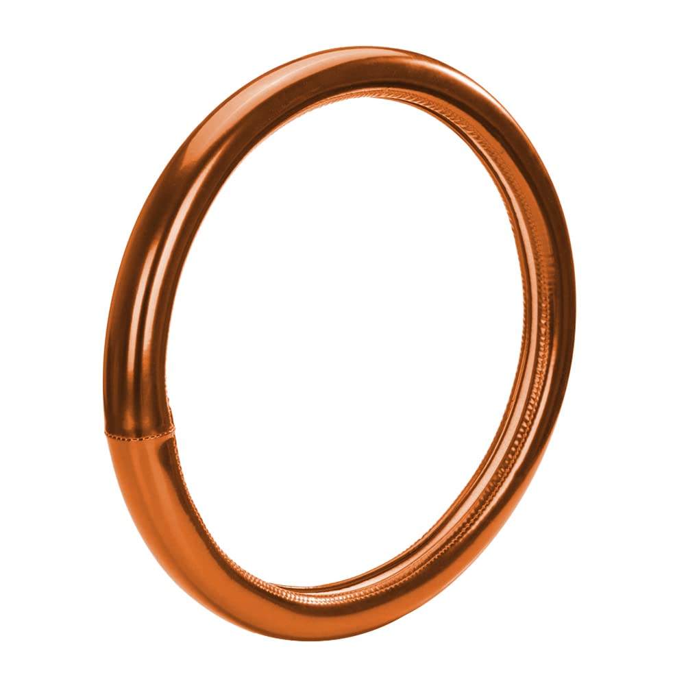 Auto Lenkradbezug Glitzer, Bling Glänzend PU Leder Lenkradhülle Atmungsaktiv Universal Rutschfester Lenkradschoner Auto Lenkradbezug Auto Styling Zubehör für Männer und Frauen,Orange Auto Lenkradbezug Glitzer, Bling Glänzend PU Leder Lenkradhülle Atmungsaktiv Universal Rutschfester Lenkradschoner Auto Lenkradbezug Auto Styling Zubehör für Männer und Frauen,Orange von Uposao