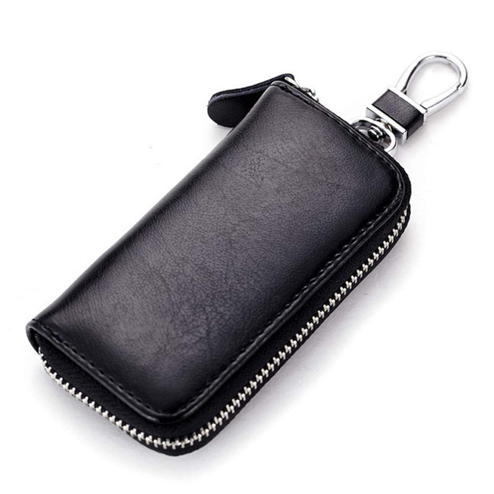 Autoschlüssel Hülle Schlüsseltasche für Damen Herren, Retro Schlüsselanhänger Tragbar Auto Schlüssel Tasche KFZ Schlüssel Kette Leder Reißverschluss Schlüsseletui Portemonnaie Geldbörse Münztasche Autoschlüssel Hülle Schlüsseltasche für Damen Herren, Retro Schlüsselanhänger Tragbar Auto Schlüssel Tasche KFZ Schlüssel Kette Leder Reißverschluss Schlüsseletui Portemonnaie Geldbörse Münztasche von Uposao