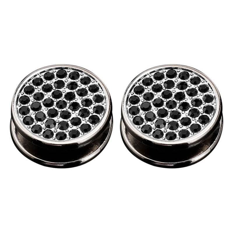 Bling Strass Auto Haken Glitzer,Autositz Zurück Haken Kristall Diamant Universal Fahrzeug Autositz Haken Halter Selbstklebend Mini Lagerung Haken Universal Autositzhaken Innenraum Zubehör,Schwarz von Uposao
