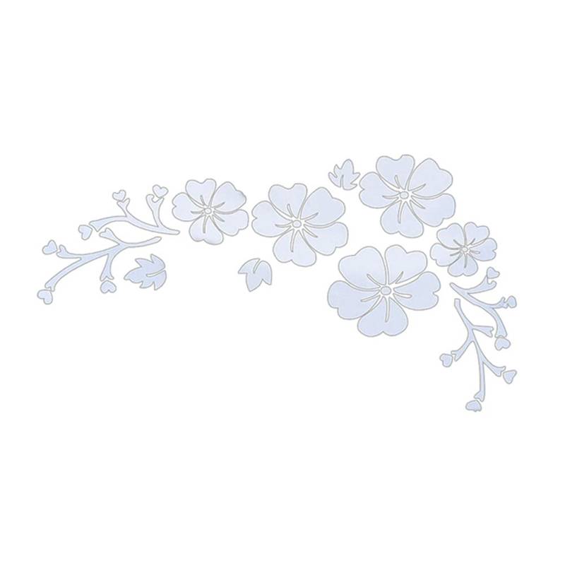 Uposao Blumen Auto Aufkleber, 2 Stück Blumenranke Autoaufkleber Auto Motorhaube Aufkleber Wasserdicht DIY Aufkleber Sticker autotattoos Auto Personalisierte Aufkleber Motorrad Fahrrad Roller Bike von Uposao