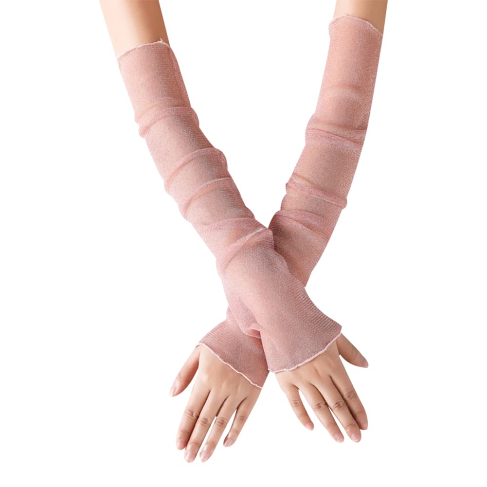 Uposao Handschuhe für Damen, Sommer Elegant Spitze Lang Handschuhe Armstulpen Sonnenschutz Fingerlose Fahrradhandschuhe Opern Party Handschuhe Handschuhe für Radfahren,Laufen,Golf,Fahren,Rosa #2 Uposao Handschuhe für Damen, Sommer Elegant Spitze Lang Handschuhe Armstulpen Sonnenschutz Fingerlose Fahrradhandschuhe Opern Party Handschuhe Handschuhe für Radfahren,Laufen,Golf,Fahren,Rosa #2 von Uposao