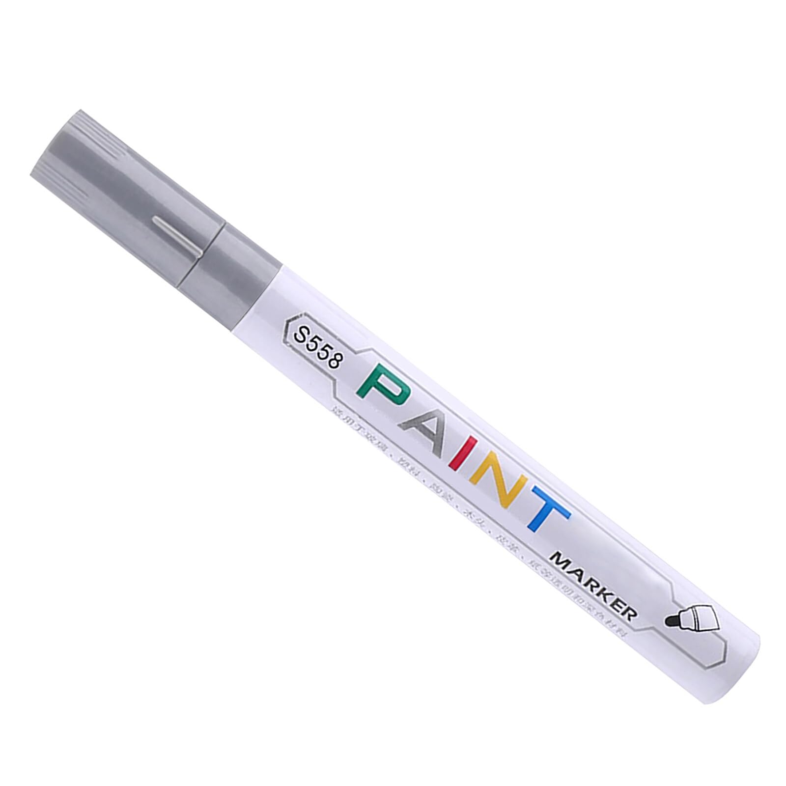 Permanent Marker Lackstift,Reifenfarbe Acrylstifte für Auto Motorrad Reifenprofil Fahrradreifen Acrylfarben Steine Bemalen Stifte für Holz Metall Glas Leinwand Stoffe Kunststoff Leder Keramik,Silber Permanent Marker Lackstift,Reifenfarbe Acrylstifte für Auto Motorrad Reifenprofil Fahrradreifen Acrylfarben Steine Bemalen Stifte für Holz Metall Glas Leinwand Stoffe Kunststoff Leder Keramik,Silber von Uposao