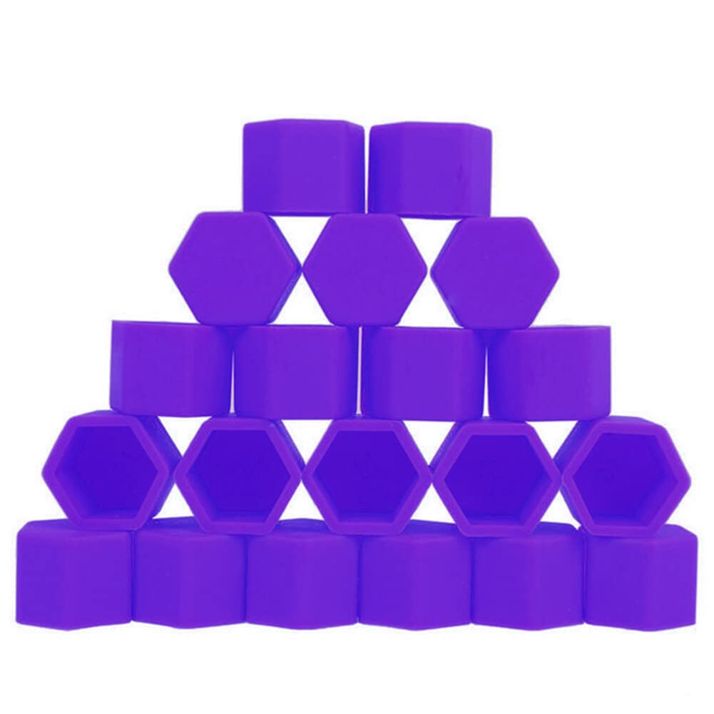 Radmuttern-Felgenabdeckung, 20 Stück 17mm Mutter Auto Rad Auto Hub Schraubenschutz Diebstahlschutz Abdeckkappe Auto Rad Reifen Dekor Radmutter Abdeckungen Auto Mutter Radschraube Cover,Lila Radmuttern-Felgenabdeckung, 20 Stück 17mm Mutter Auto Rad Auto Hub Schraubenschutz Diebstahlschutz Abdeckkappe Auto Rad Reifen Dekor Radmutter Abdeckungen Auto Mutter Radschraube Cover,Lila von Uposao