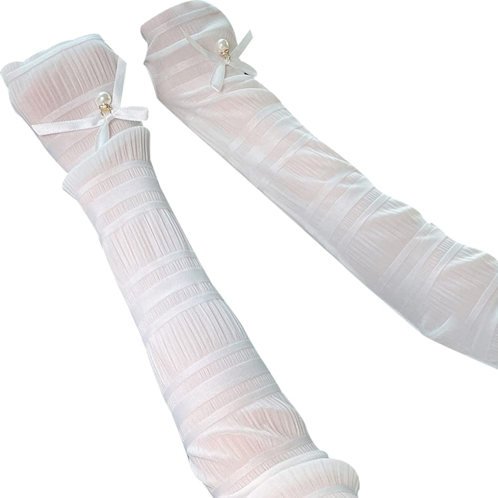 Uposao Spitze Fingerlose Handschuhe,UV-Sonnenschutz Spitze Perle Armstulpen Elastische Atmungsaktiv Sommer Armstulpe Handstulpen Fahrradhandschuhe für Frauen Radsport Golf Radfahren für Damen,Weiß Uposao Spitze Fingerlose Handschuhe,UV-Sonnenschutz Spitze Perle Armstulpen Elastische Atmungsaktiv Sommer Armstulpe Handstulpen Fahrradhandschuhe für Frauen Radsport Golf Radfahren für Damen,Weiß von Uposao