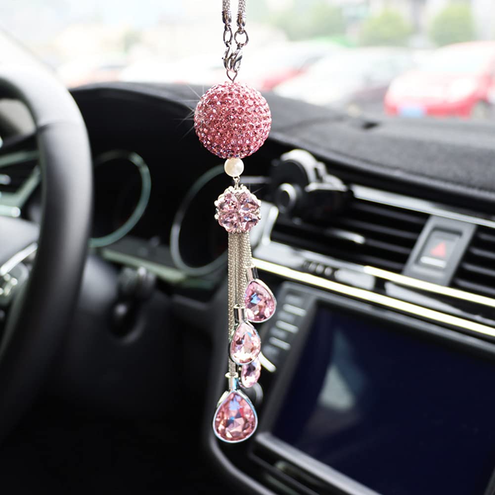Uposao Bling Kristall Auto Rückspiegel Anhänger, Sonnenfänger Auto Rückspiegel Ornament Innenraum Zubehör Strass Charm für Auto Rückspiegel Auto Hängende Anhänger Autodekoration Kristallkugel Uposao Bling Kristall Auto Rückspiegel Anhänger, Sonnenfänger Auto Rückspiegel Ornament Innenraum Zubehör Strass Charm für Auto Rückspiegel Auto Hängende Anhänger Autodekoration Kristallkugel von Uposao