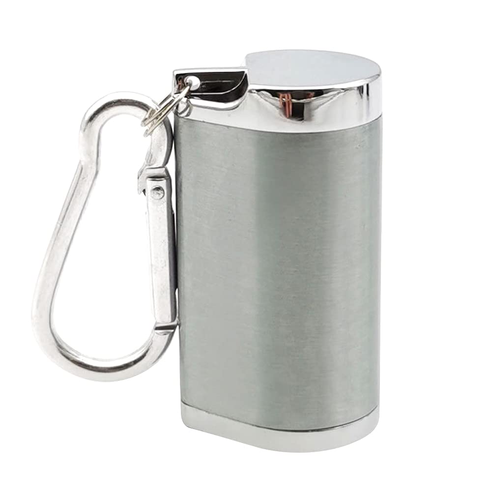 Zigaretten Taschenascher,Edelstahl Mini Aschenbecher für unterwegs Wasserdicht & Geruchsdicht Taschenaschenbecher für Draußen mit Deckel Reise-Aschenbecher für Unterwegs mit Schlüsselanhänger,Grau Zigaretten Taschenascher,Edelstahl Mini Aschenbecher für unterwegs Wasserdicht & Geruchsdicht Taschenaschenbecher für Draußen mit Deckel Reise-Aschenbecher für Unterwegs mit Schlüsselanhänger,Grau von Uposao